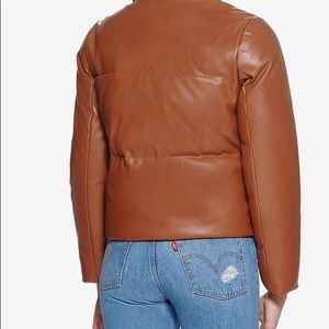 Levi’s Quilted Faux Leather Puffer Coat